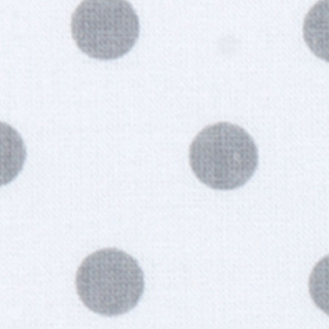 Fabric gray dots on white
