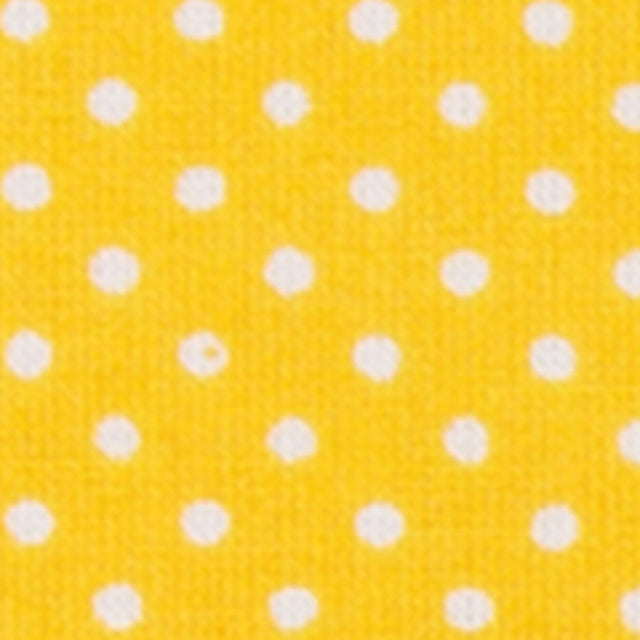 Cloth white dots on yellow