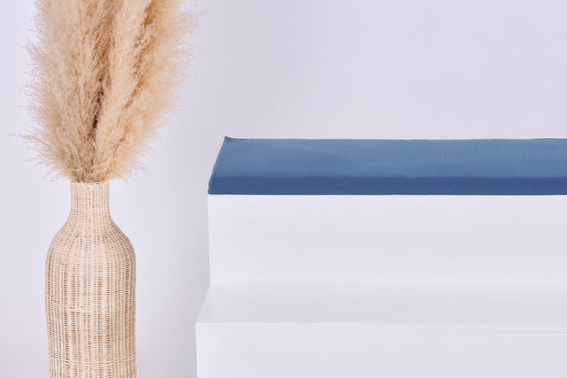Sitzauflage für Ikea STUVA/SMÅSTAD KALLAX Musselin blau – KraftKids