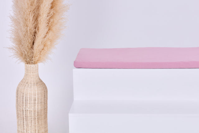Sitzauflage für Ikea STUVA/SMÅSTAD KALLAX Musselin rosa – KraftKids