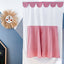 Puppentheater Kasperletheater Musselin rosa Punkte inkl. Teleskopstange